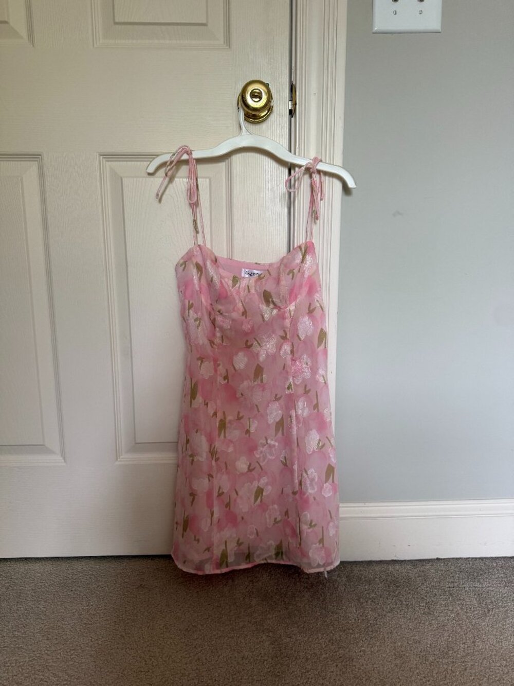 Beginning Boutique Penny Lane Pink Floral Mini Dress